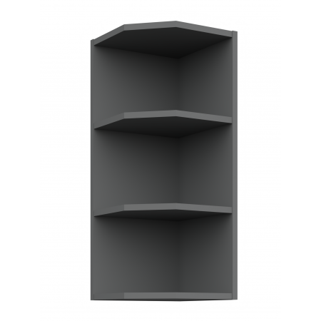 szafka górna zakończeniowa 30 CREMA antracyt 30 G-72 ZAK